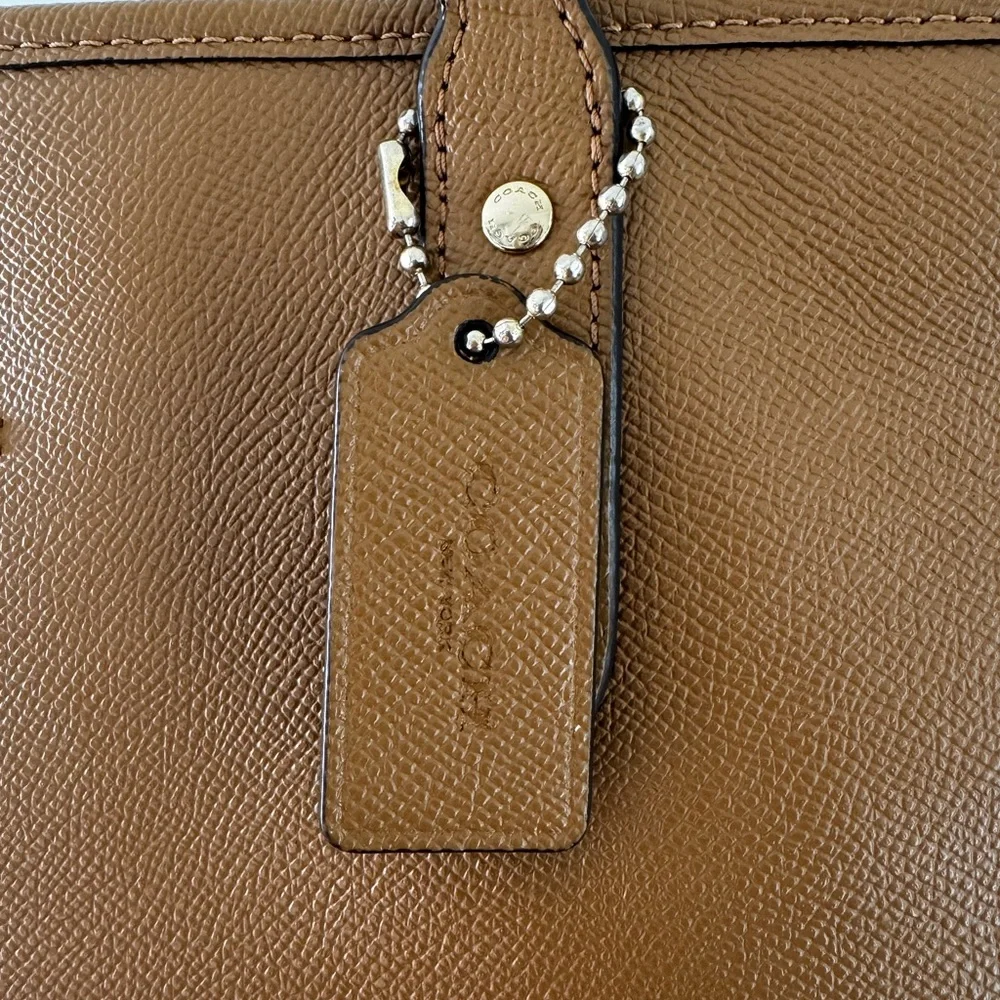 Coach Brown Leather Tote and Wallet Set - Picture 4 of 6